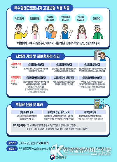특수형태근로종사자 고용보험 주요내용