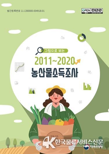 그림으로 보는 2011~2020 농산물소득조사 』책 표지