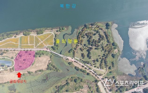 물의정원 위치도